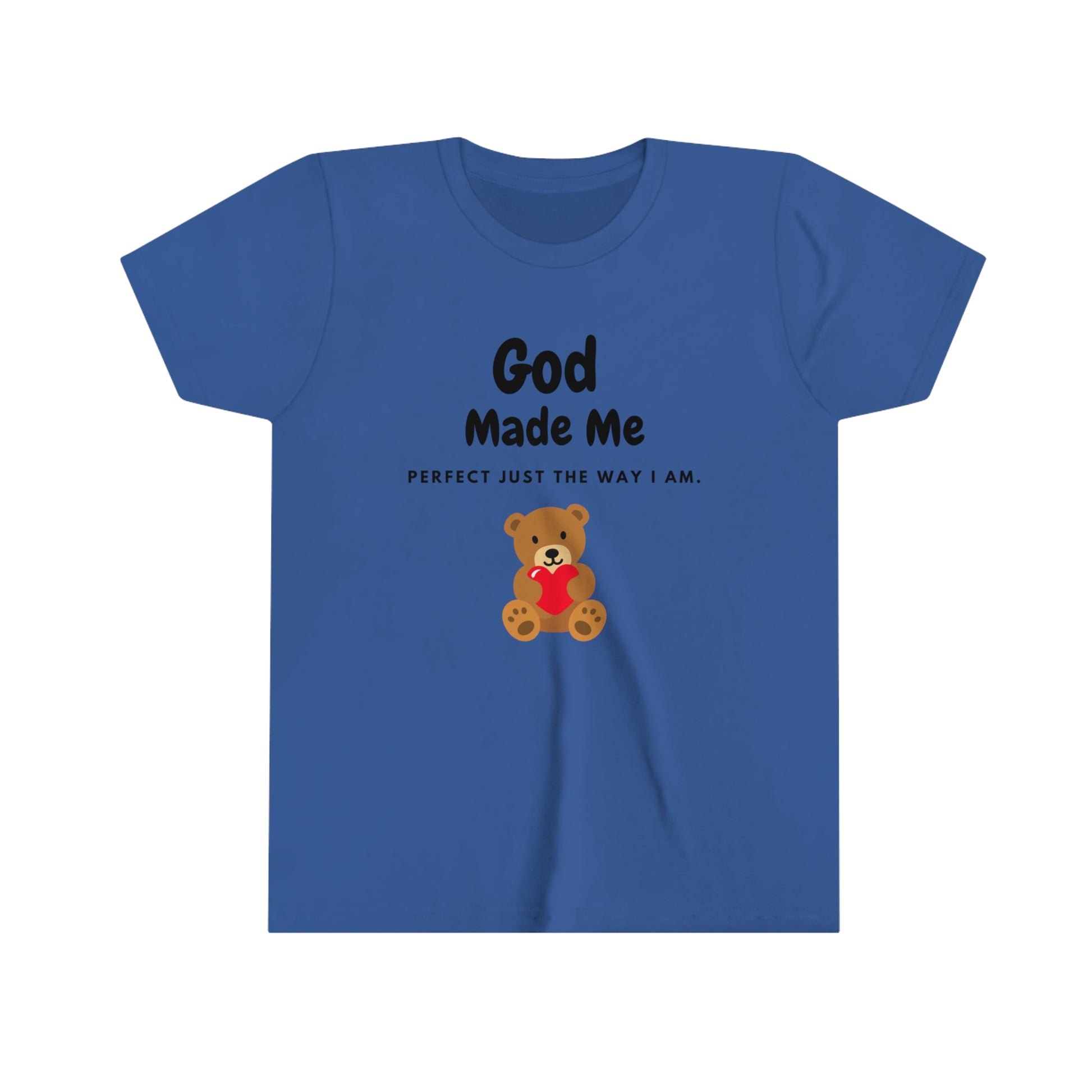 God Made Me Perfect kids tee shirt