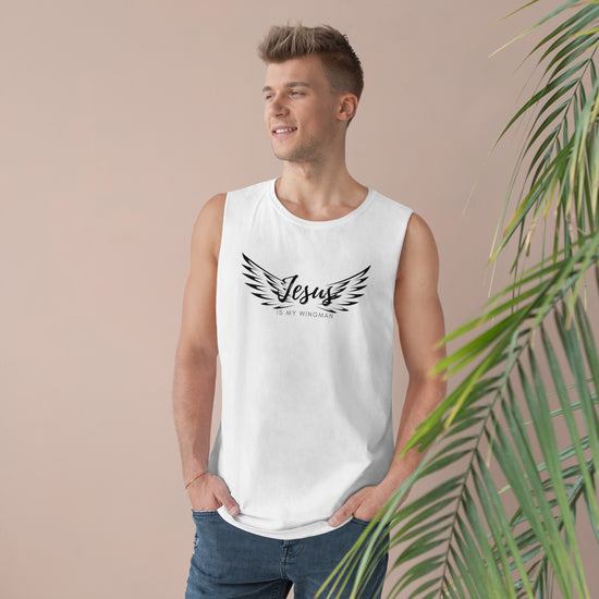 Jesus Is My Wingman sleeveless tshirt