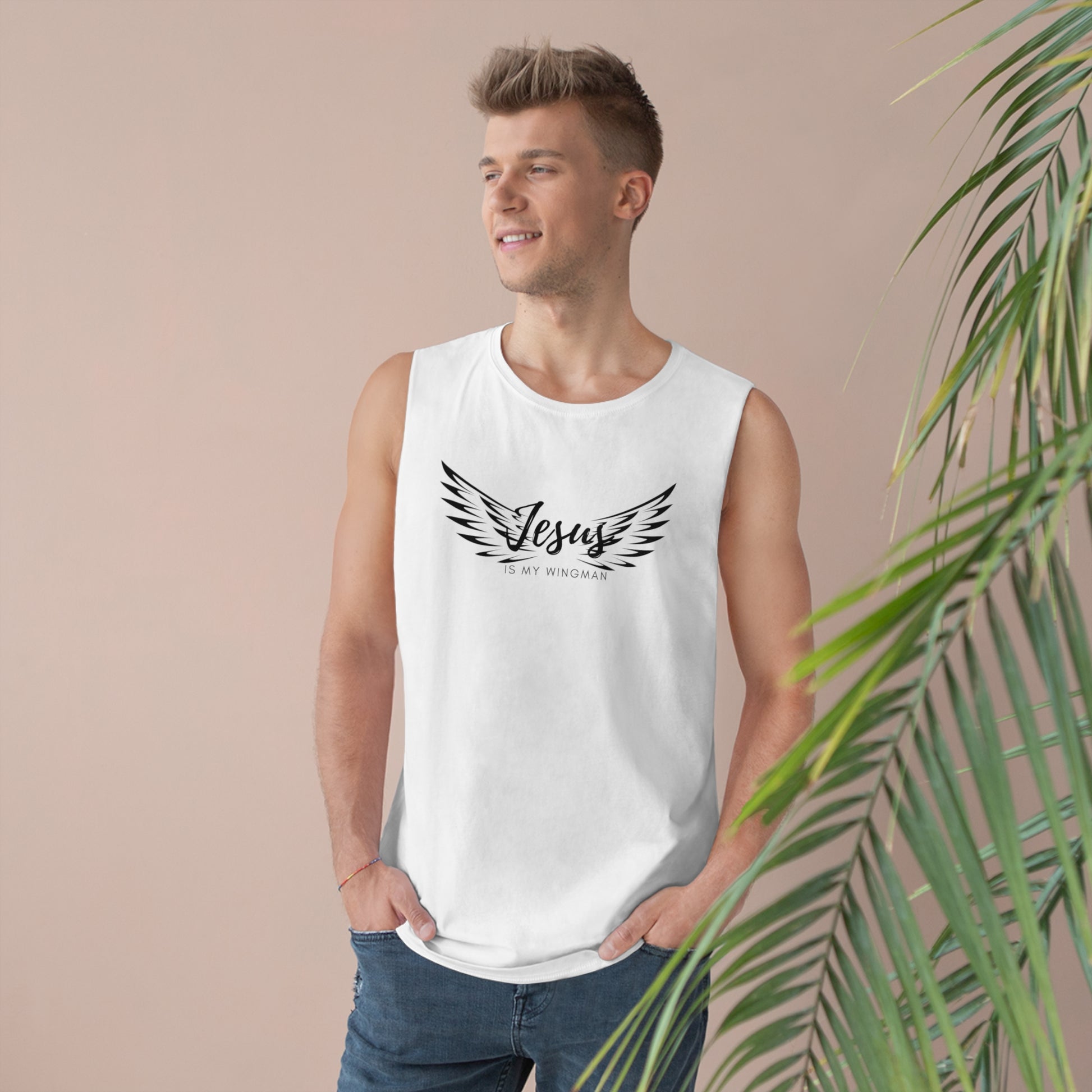 Jesus Is My Wingman sleeveless tshirt