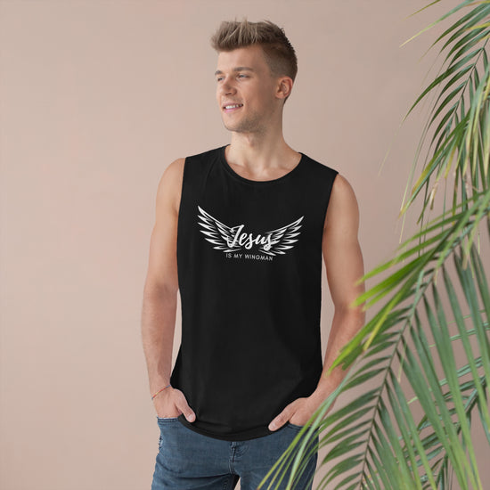 Jesus Is My Wingman sleeveless tshirt