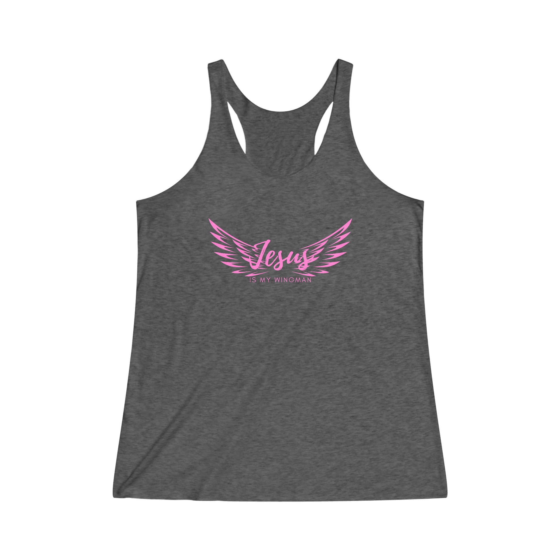 Women's Jesus Is My Wingman Gym Tank - All JOY Inspired