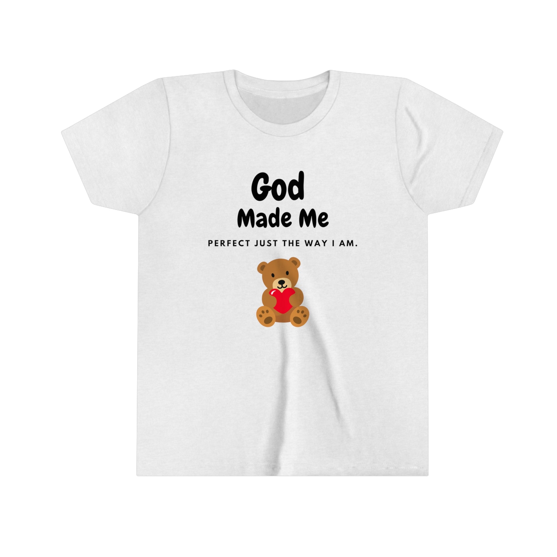 God Made Me Perfect kids tee shirt