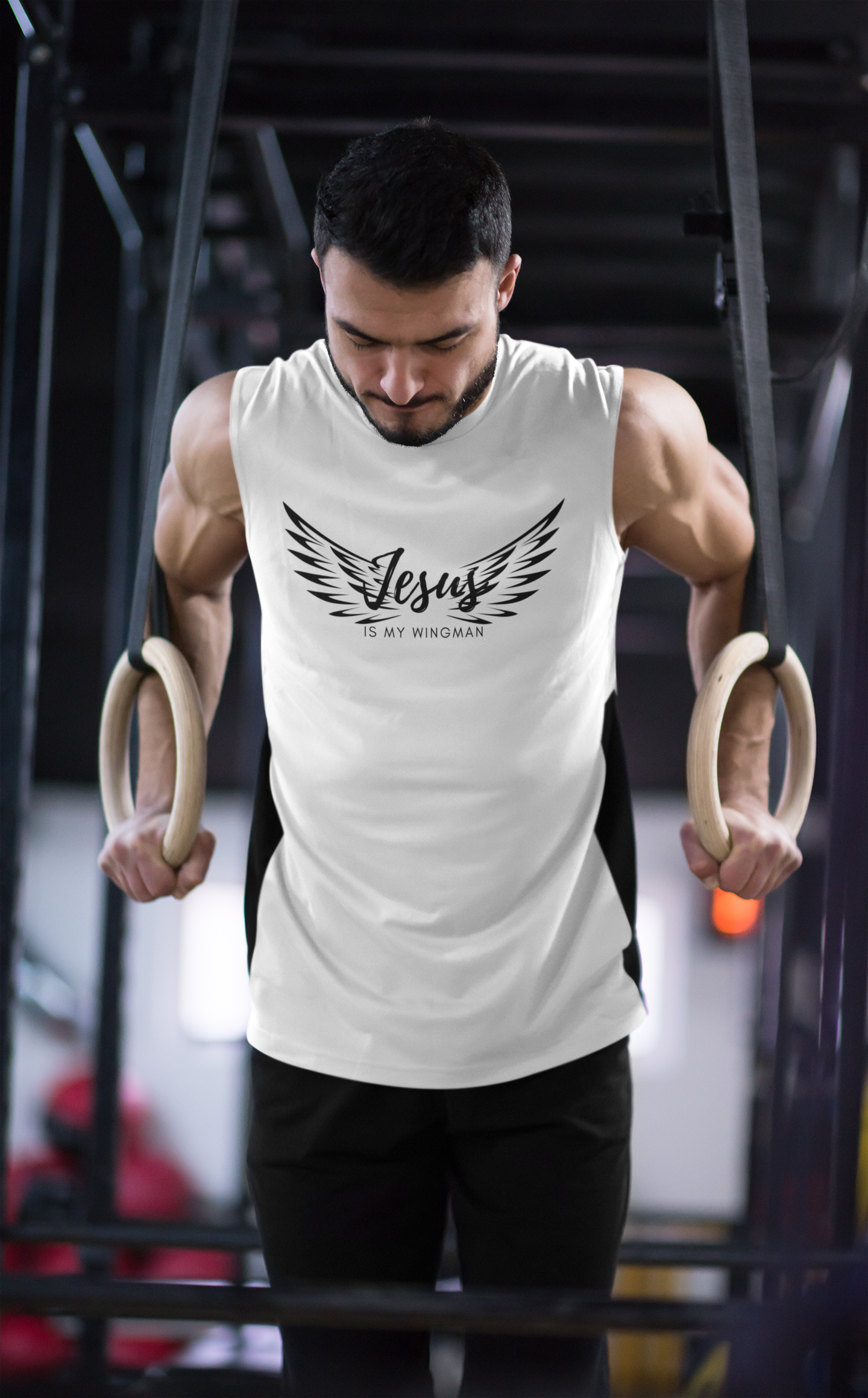 Jesus Is My Wingman sleeveless tshirt